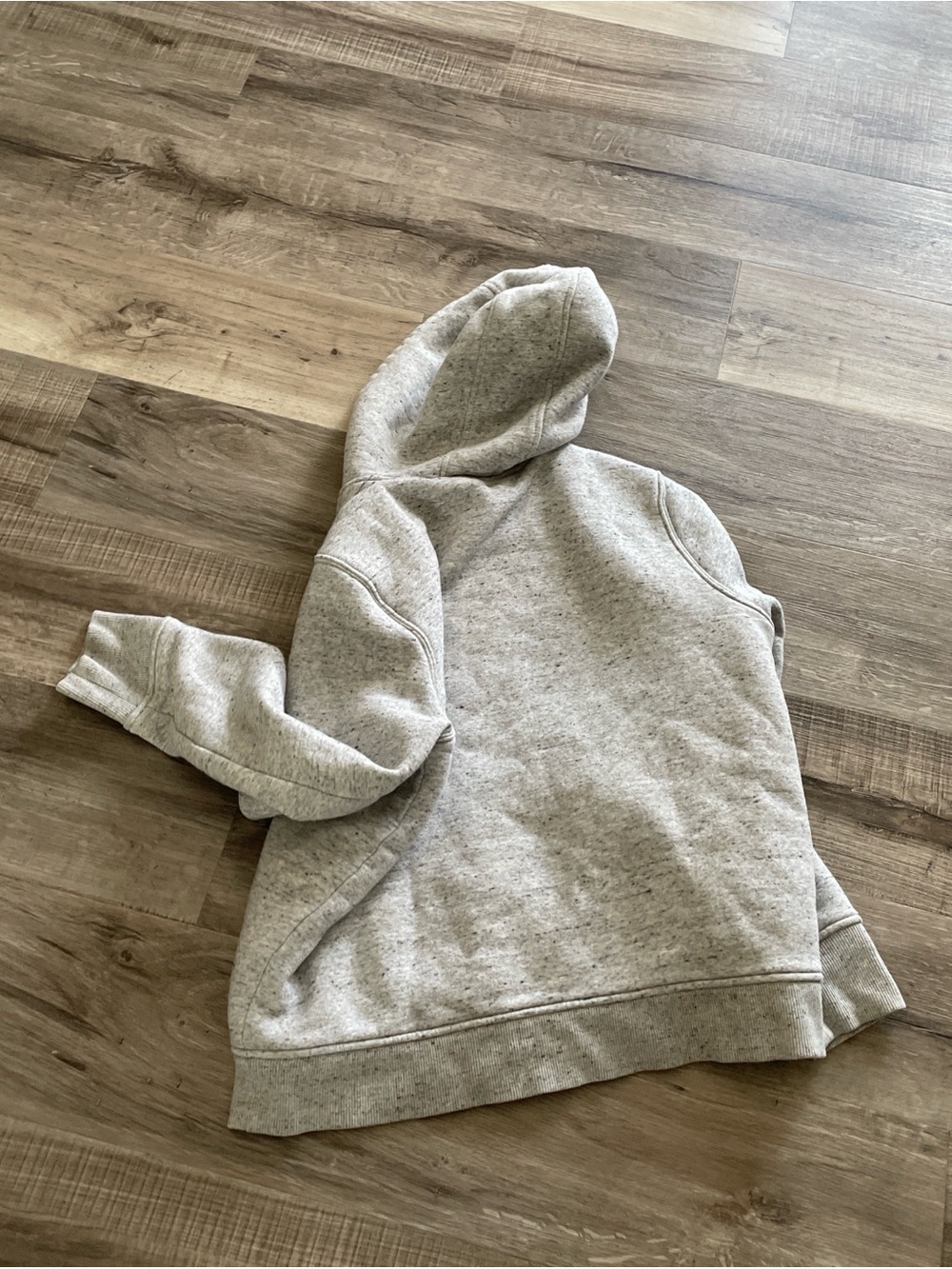 Carhartt Light Gray Full-Zip Hooded Sweatshirt - Picture 5 of 5
